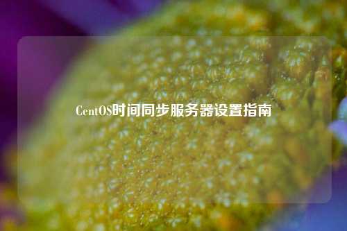 CentOS時(shí)間同步服務(wù)器設置指南