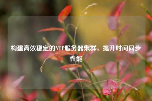 構建高效穩定的NTP服務(wù)器集群，提升時(shí)間同步性能